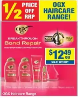 My Chemist Ogx haircare range offer
