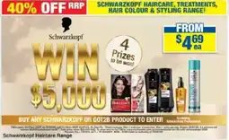 My Chemist Schwarzkopf Haircare Range offer