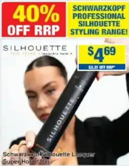 My Chemist Schwarzkopf Silhouette Lacquer Super Hold offer