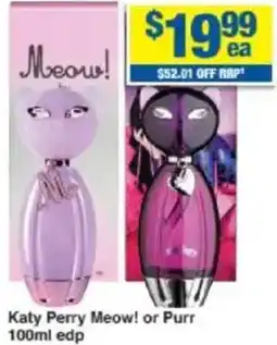 My Chemist Katy Perry Meow! or Purr edp offer