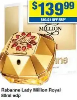 My Chemist Rabanne Lady Million Royal offer
