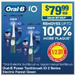 My Chemist Oral-B Power Toothbrush iO 2 Series Electric Forest Green offer
