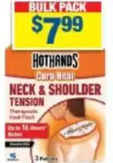 My Chemist Hot hands cura-heat neck & shoulder tension pain patch offer