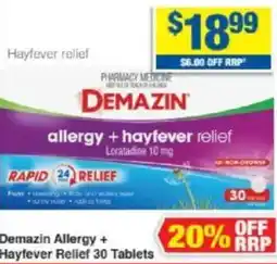 My Chemist Demazin Allergy + Hayfever Relief offer