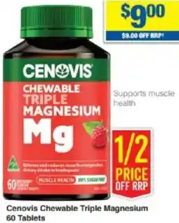 My Chemist Cenovis Chewable Triple Magnesium offer