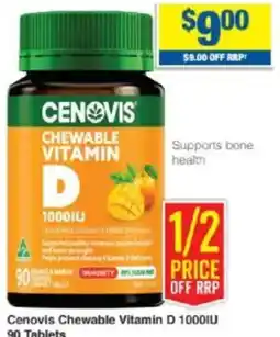 My Chemist Cenovis Chewable Vitamin D 1000IU offer
