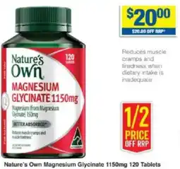 My Chemist Nature's Own Magnesium Glycinate 1150mg offer