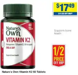 My Chemist Nature's Own Vitamin K2 offer