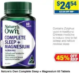 My Chemist Nature's Own Complete Sleep + Magnesium offer
