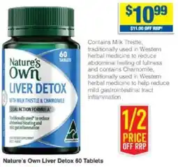 My Chemist Nature's Own Liver Detox offer