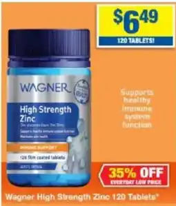My Chemist Wagner High Strength Zinc offer