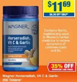 My Chemist Wagner Horseradish, Vit C & Garlic offer