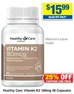 My Chemist Healthy Care Vitamin K2 180mg offer