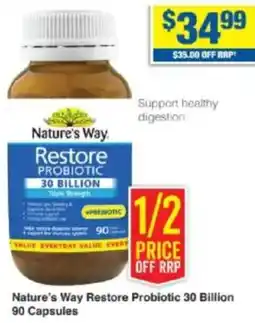 My Chemist Nature's Way Restore Probiotic 30 Billion offer