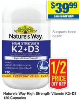 My Chemist Nature's Way High Strength Vitamin K2+D3 offer