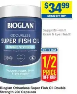 My Chemist Bioglan odourless Super Fish Oil Double Strength offer