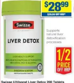 My Chemist Swisse Ultiboost Liver Detox offer