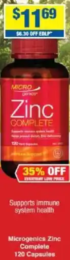 My Chemist Microgenics Zinc Complete offer