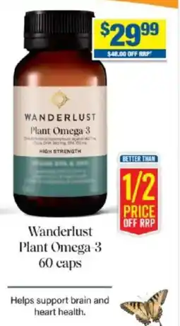 My Chemist Wanderlust Plant Omega-3 offer