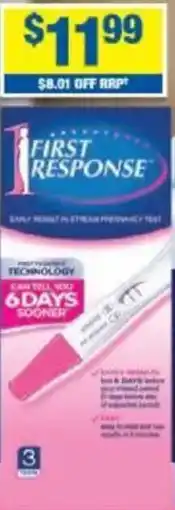 My Chemist First Response Instream offer