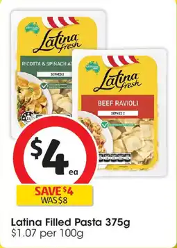 Coles Latina Filled Pasta offer