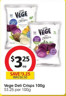 Coles Vege Deli Crisps offer