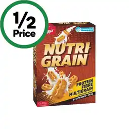 Woolworths Kellogg’s Nutri-Grain 470g offer