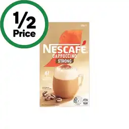 Woolworths Nescafe Coffee Sachets Pk 8-10 offer