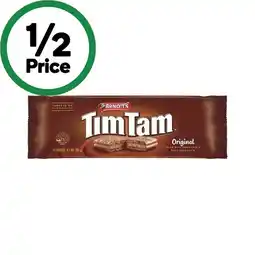 Woolworths Arnott’s Tim Tam Chocolate Biscuits 165-200g – Excludes Arnott’s Tim Tam Deluxe 175g offer