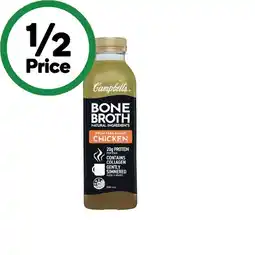 Woolworths Campbell’s Bone Broth Bottle 500ml offer