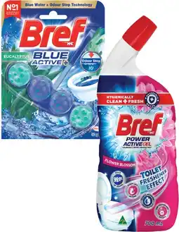 Coles Bref Liquid 600mL-700mL or In The Bowl Toilet Cleaner 42g-50g offer