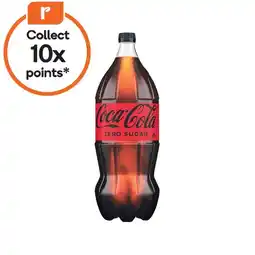 Woolworths Coca-Cola Classic or Zero Sugar Soft Drink 2 Litre offer