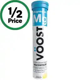 Woolworths Voost Effervescent Magnesium Tablets Pk 20 offer