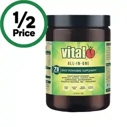 Woolworths Vital Greens All-In-One Powdered Supplement 240g offer
