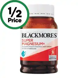 Woolworths Blackmores Super Magnesium+ Tablets Pk 180 offer
