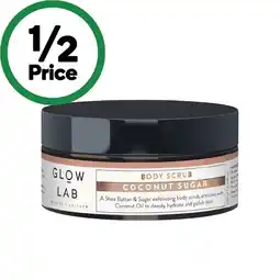 Woolworths Glow Lab Body Scrub 200ml offer