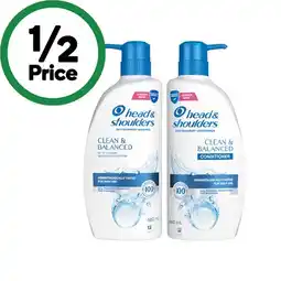 Woolworths Head & Shoulders Anti Dandruff Shampoo or Conditioner 660ml offer
