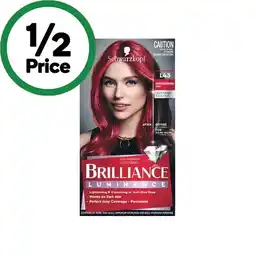 Woolworths Schwarzkopf Brilliance Permanent Hair Colour offer