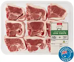 Coles Coles Australian Lamb Loin Chops offer