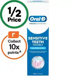 Woolworths Oral-B Sensitivity & Gum Care All Day Protection Toothpaste 90g offer
