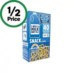 Woolworths I Was a Milk Bottle Snack Bags Pk 40 offer