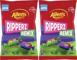 Coles NEW Allen’s Ripperz Remix 150g offer