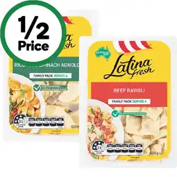 Woolworths Latina Fresh Filled Pasta Varieties 625g – From the Fridge offer