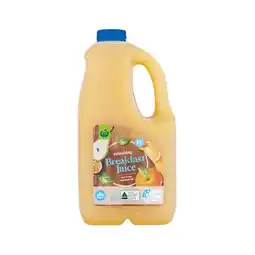 Woolworths Woolworths Breakfast Juice 2 Litre – From the Fridge offer