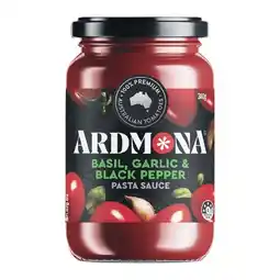 Woolworths Ardmona Pasta Sauce 360g offer