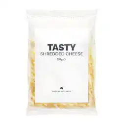 Woolworths White Label Tasty Shredded Cheese 700g offer