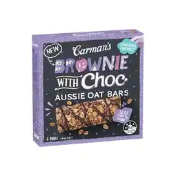 Woolworths Carman’s Aussie Oat Bars or Crackle Rice Puff Bars 100-180g Pk 5-6 offer