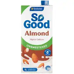 Woolworths So Good Almond Milk 1 Litre offer
