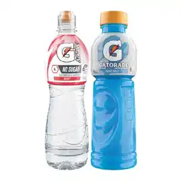 Woolworths Gatorade Sports Drink or G-Active Flavoured Water 600ml offer