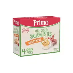 Woolworths Primo Salami Bites Snack Pack 120g Pk 4 offer